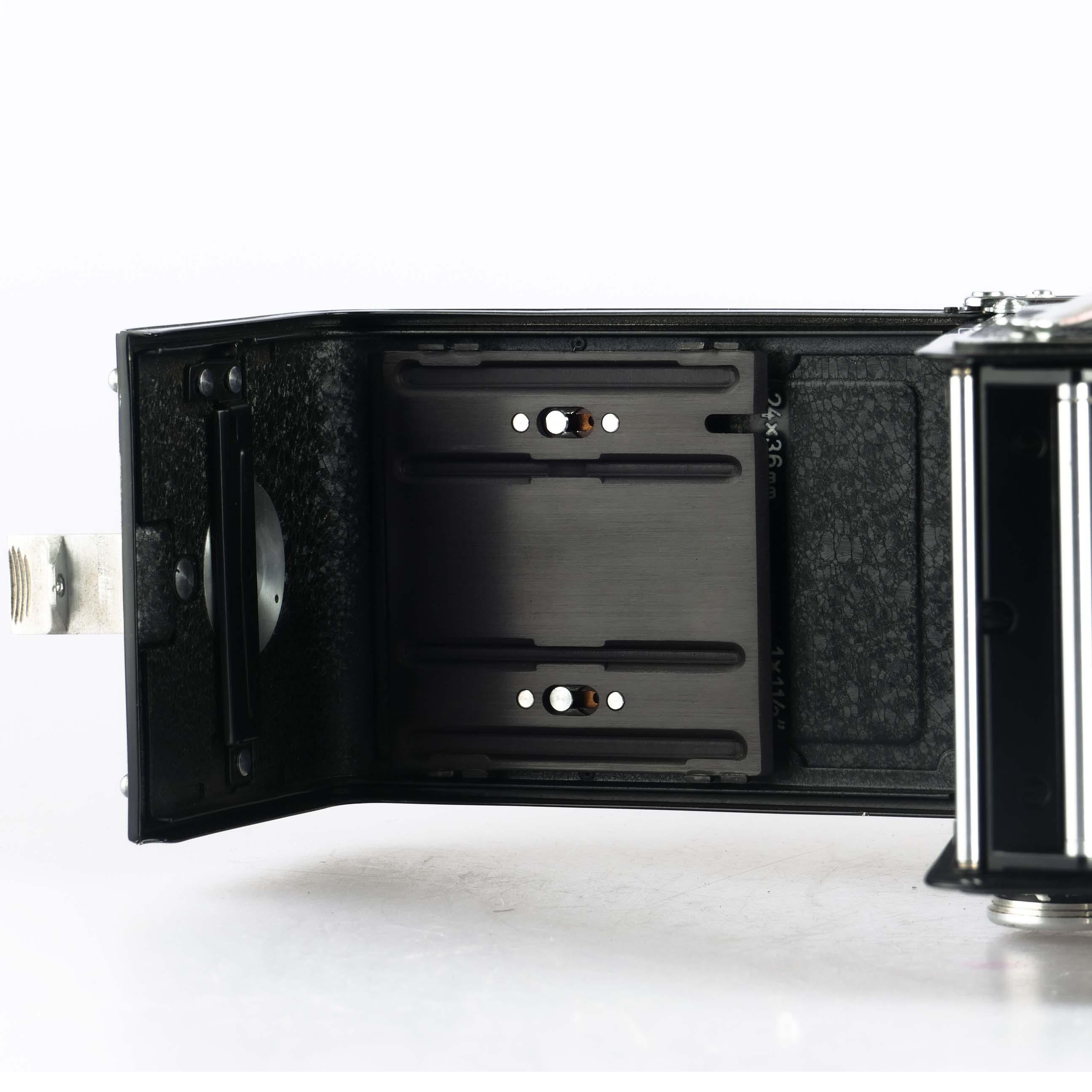 Rollei Rolleiflex 2.8 E Xenotar (BAY III) Medium Format TLR Camera At - Foto 3