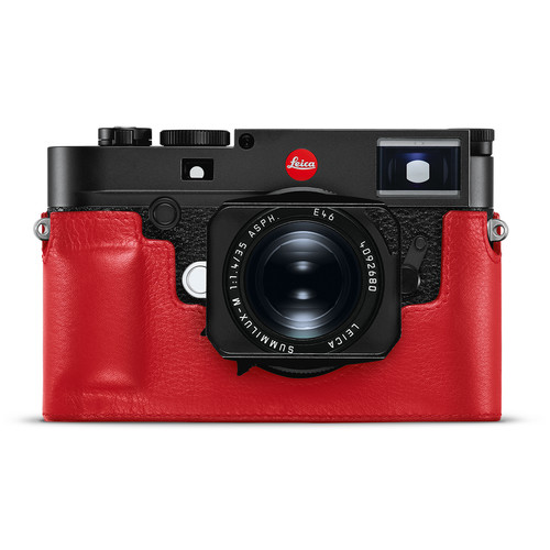 Leica получехол для M10 красная кожа